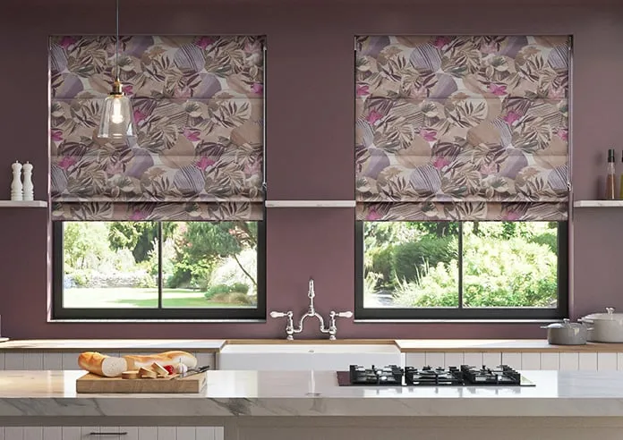 Osaka Lotus - Roman Blind
