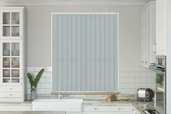 Chloe Duck Egg - Moisture Resistant Vertical Blind