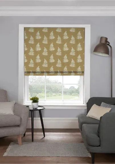 Eb Bracken Ochre Roman Blind