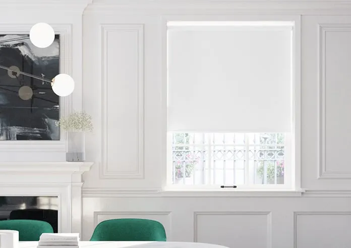 Trinity (Blackout) White - Roller Blind