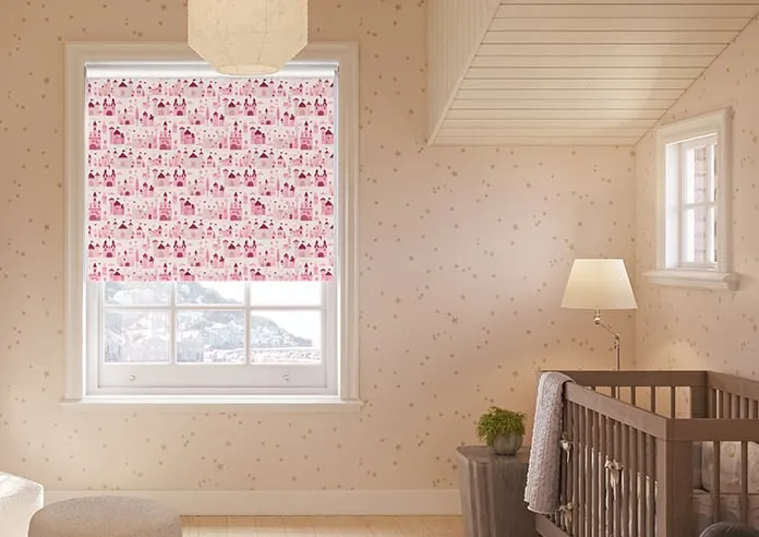 Magic Castle Princess Pink - Roller Blind