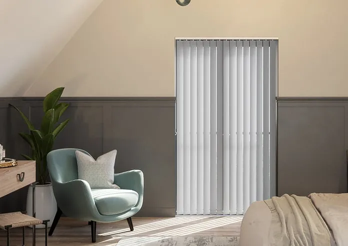 Andromeda Dusky Grey - Vertical Blind