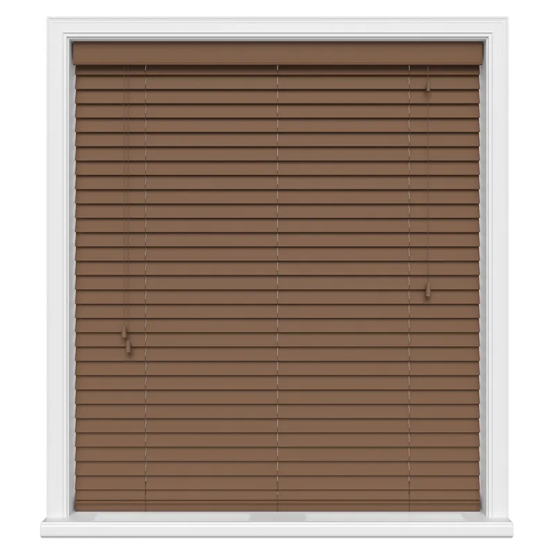 Spiced Walnut Real Wood Uk - Wooden Blinds
