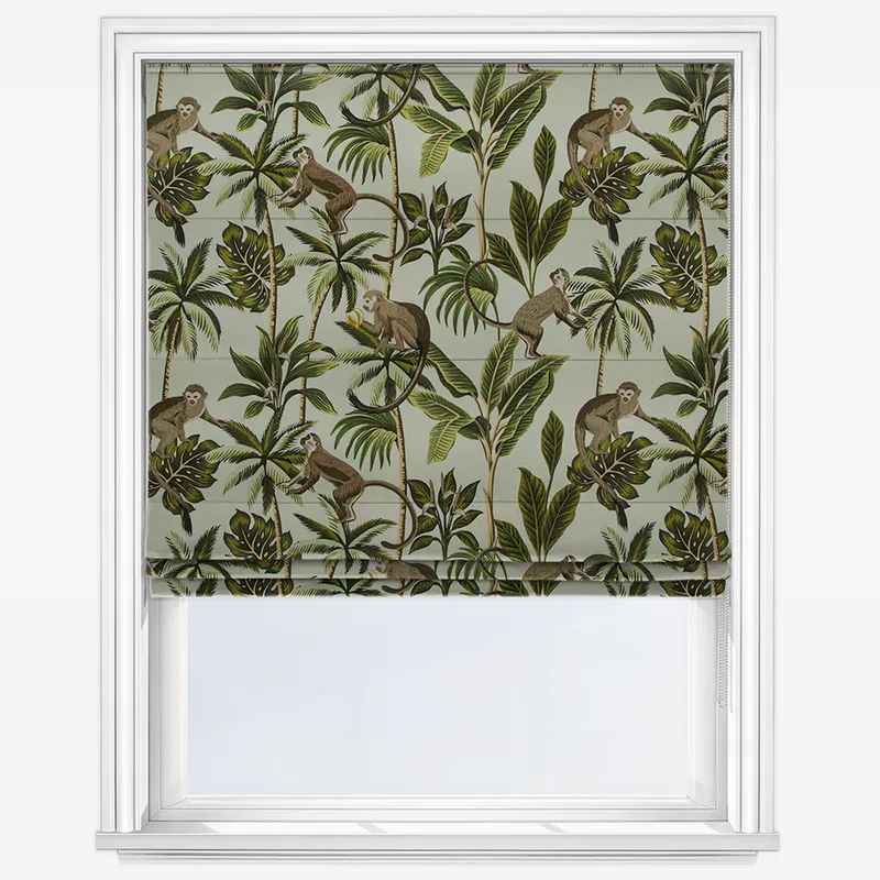 Monkey Natural Roman Blind