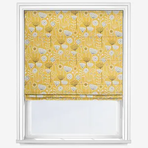 Bergen Ochre Roman Blind