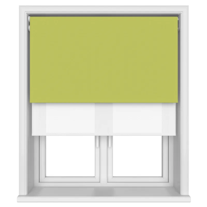 Bella Vine Motorised Double Roller Blind Blinds Uk