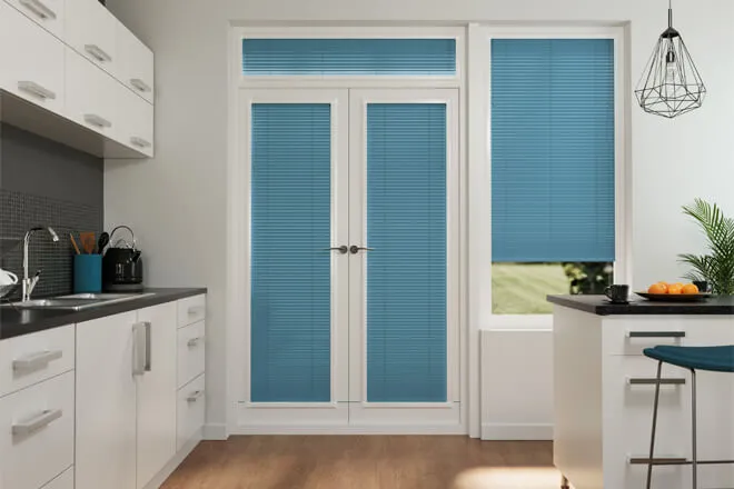 Precision Light Blue - 25mm Slat Venetian Perfect Fit Blind