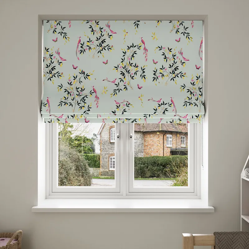 Sara Miller Birds & Trellis Duckegg Blinds Uk