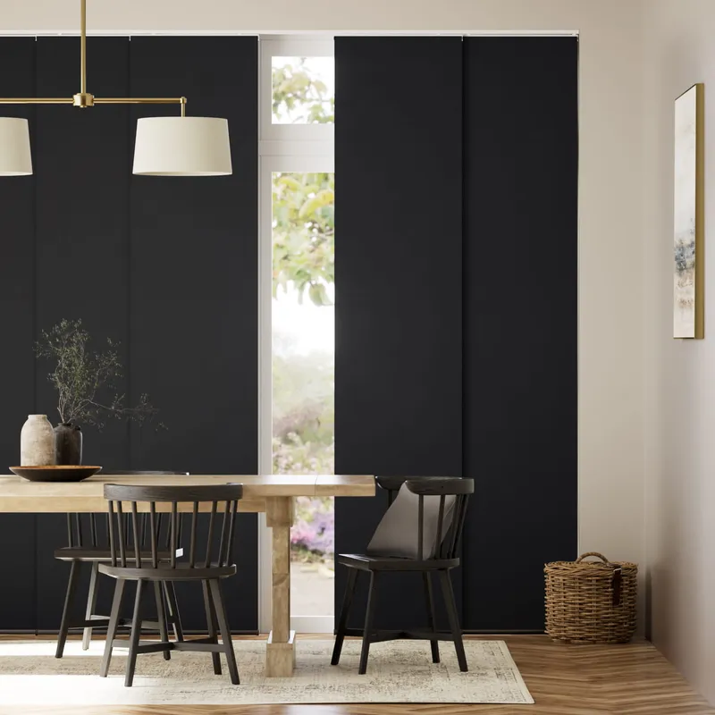 Eclipse Blackout Black Panel Blind