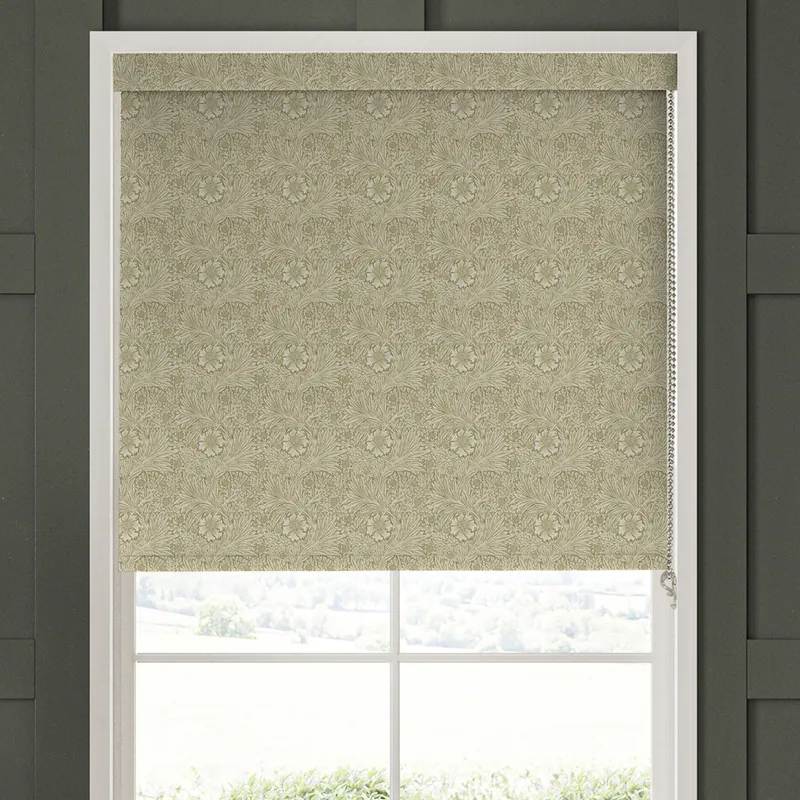 William Morris Marigold Blackout Made To Measure Roller Blind Jute