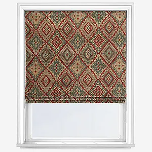 Imari Rosso Roman Blind