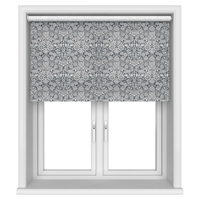 William Morris At Home Sunflower Indigo Motorised