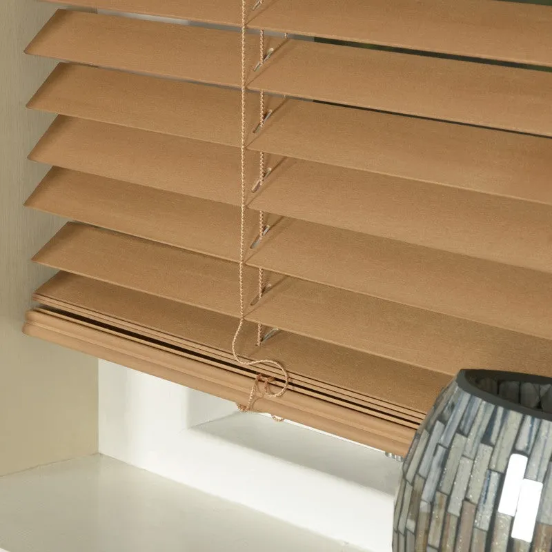 35mm Basswood Wooden Venetian Made To Measure Blind Sugar Maple