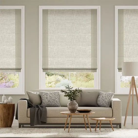 Harlow Stone & Latte Roman Blind