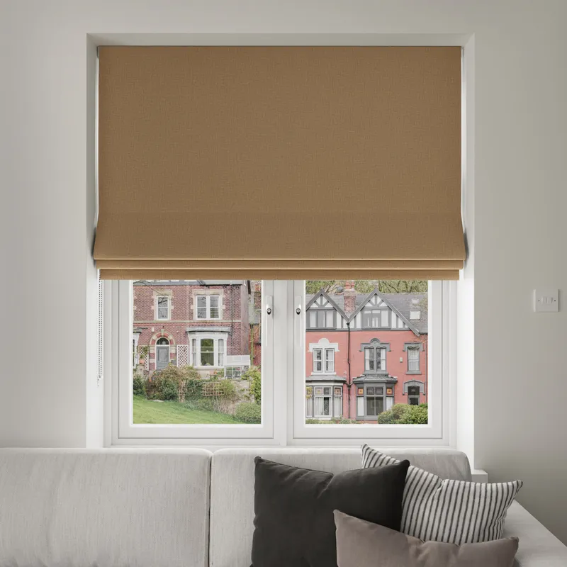 Laura Ashley Easton Gold Blinds Uk