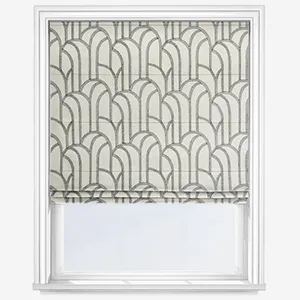 Camengo Grand Rex Black And White Roman Blind
