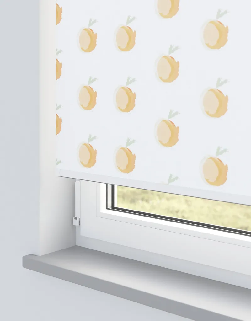 Selene Apricot Electrical Roller Blind