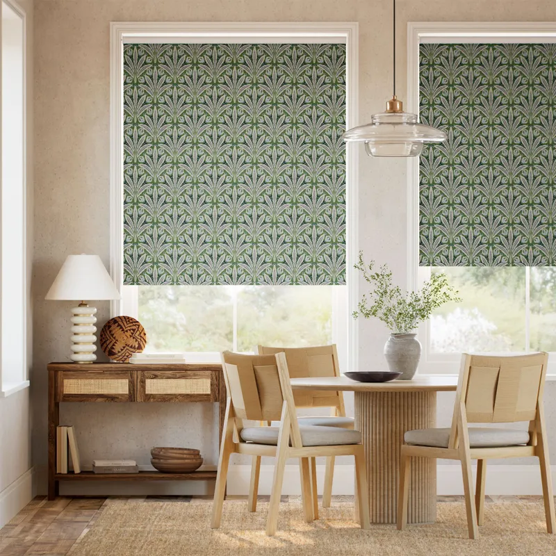 Attingham Forest Green Roller Blind
