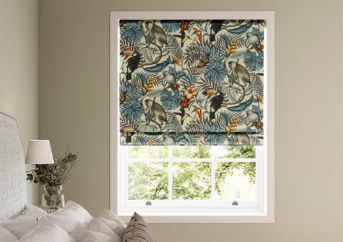 Rain Forest Henna - Roman Blind