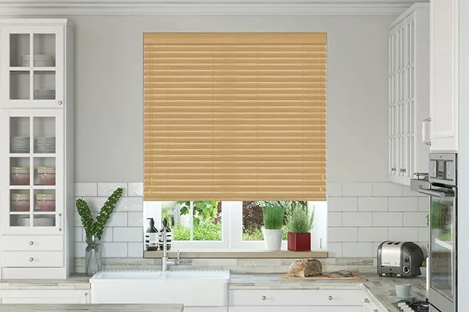 Charisma Light Oak - Faux Wood Blind