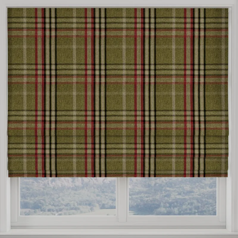 Ayrshire Made To Measure Roman Blind Green