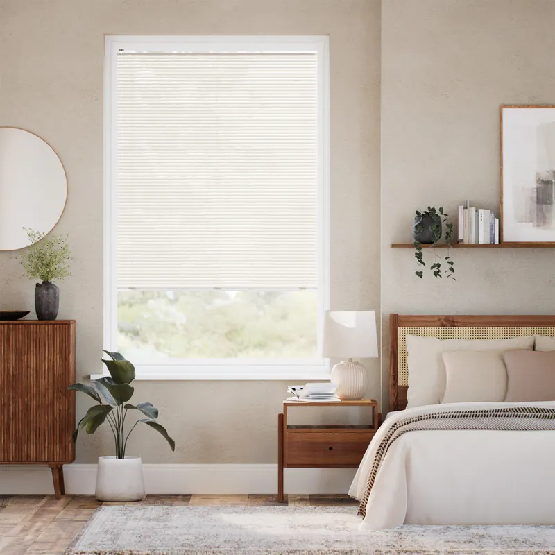 Perfect Fit L-shaped Studio Cornish Cream Venetian Blind - 25mm Slat