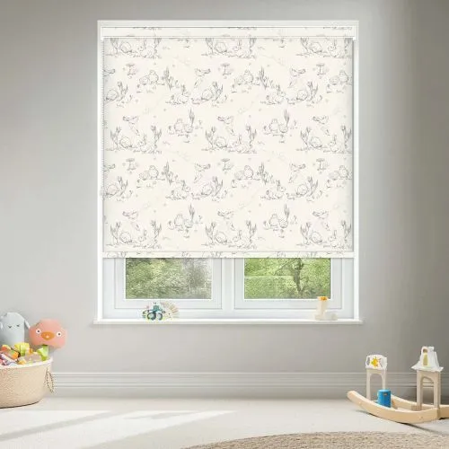 Tiny Tails Cream Pelmet Roller Blinds - Stylish Window Covering