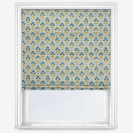 Chatsworth Cornflower Roman Blind