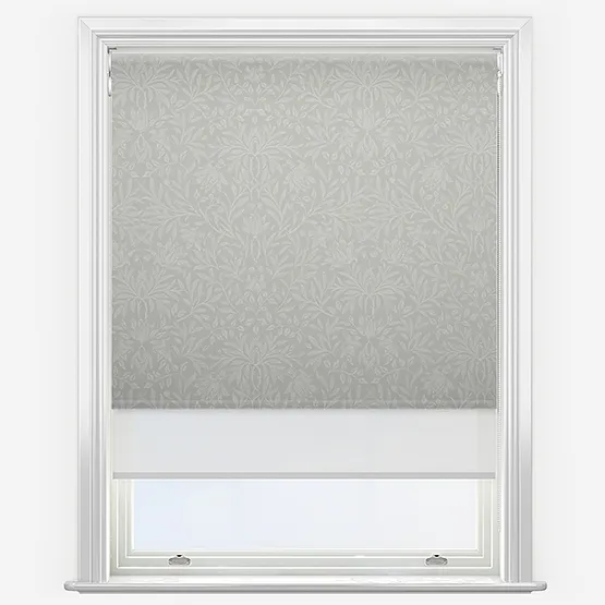 Double Roller Florence Tapestry Beige & White Double Roller Blind