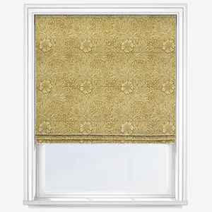 William Morris At Home Marigold Velvet Ochre Roman Blind