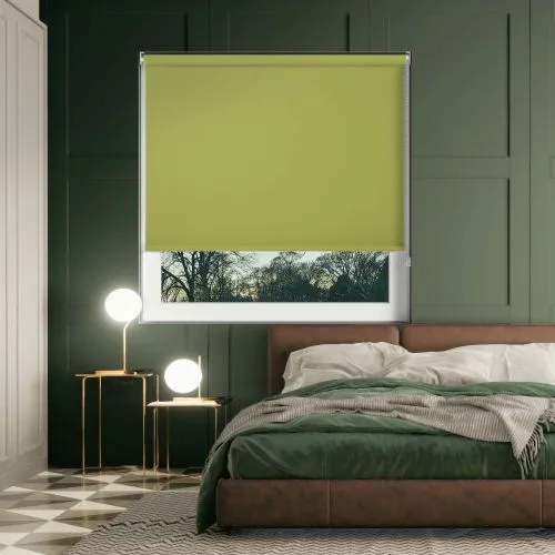 Bedtime Vine Green Roller Blind