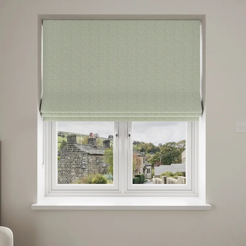 Laura Ashley Sweet Alyssum Moss Green Blinds Uk