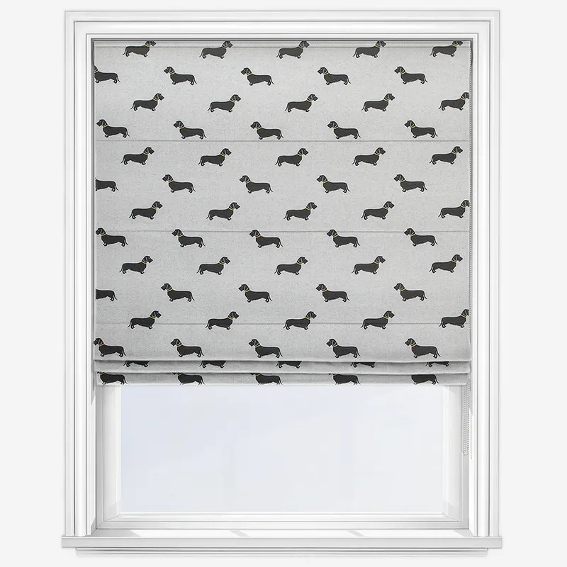 Emily Bond Basil Pebble Roman Blind