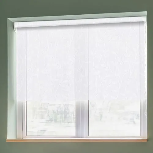 Willow Snow (Sheer) Grip Fit Roller Blinds