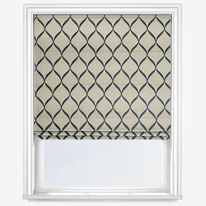 Allegra Indigo Roman Blind