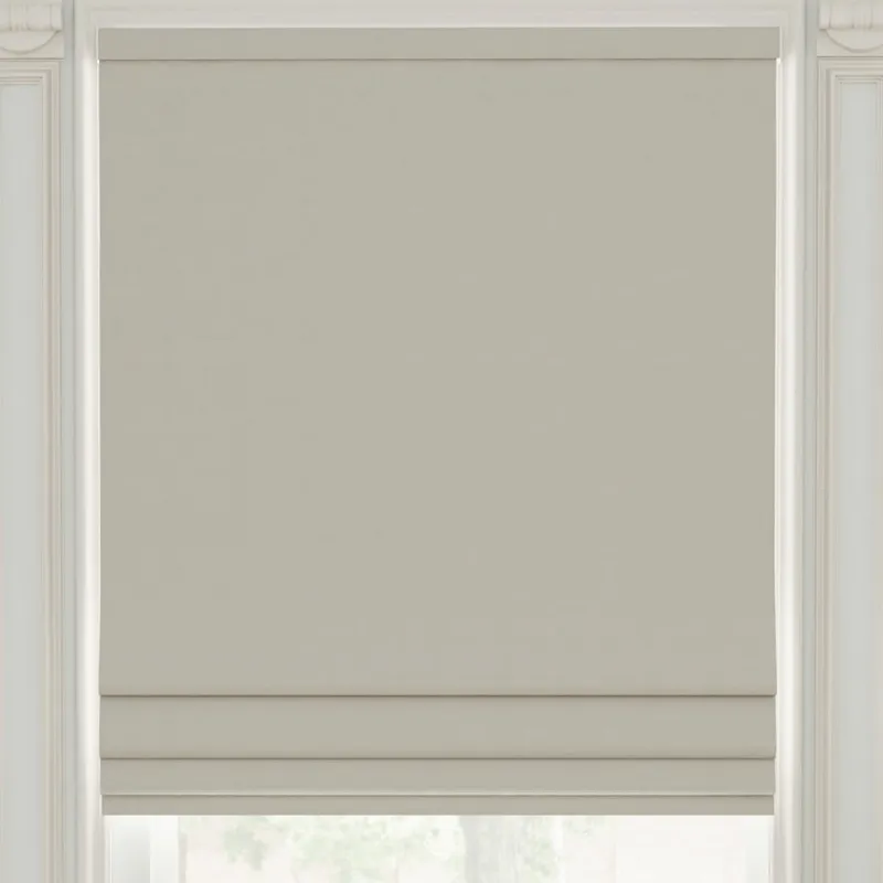 Linda Barker Royal Velvet Made To Measure Roman Blind Ivory