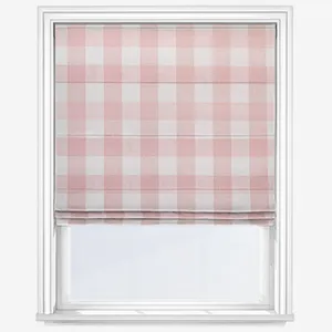 Sophie Allport Gingham Pink Roman Blind