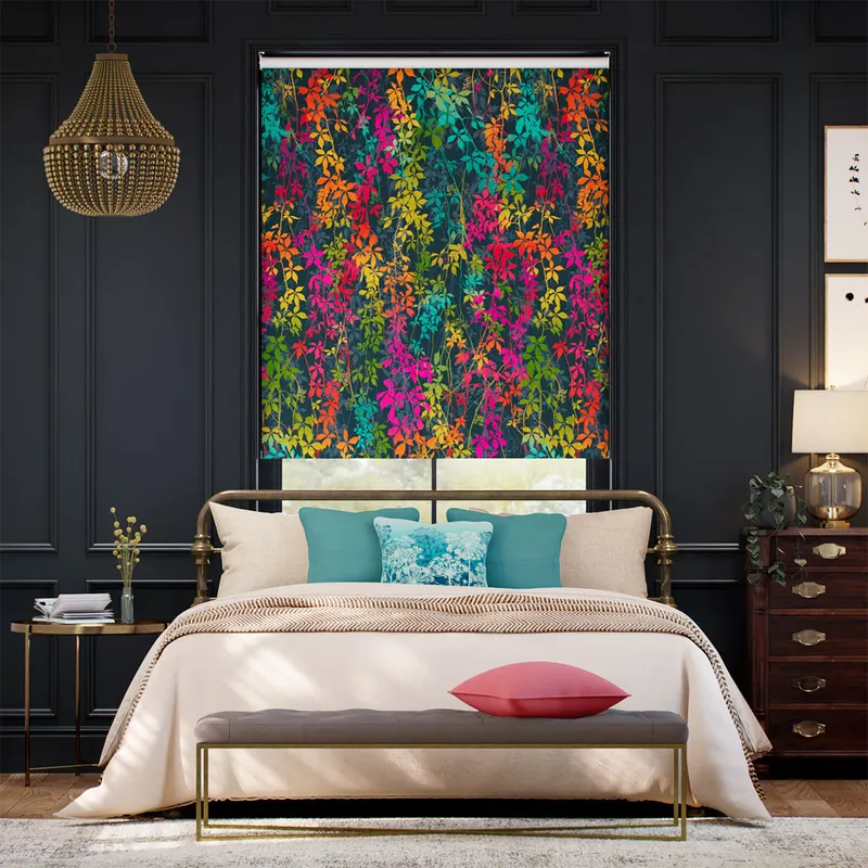 Virginia Creeper Rainbow Roller Blind