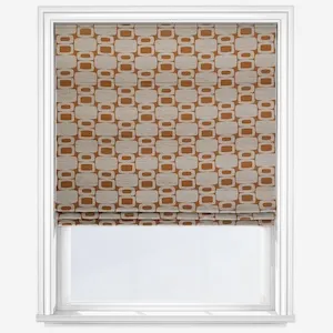 Apollo Burnt Orange Roman Blind
