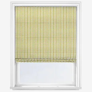 Orla Kiely Tiny Stem Seagrass Roman Blind