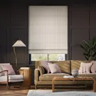 Lucca Stripe Natural Roman Blind