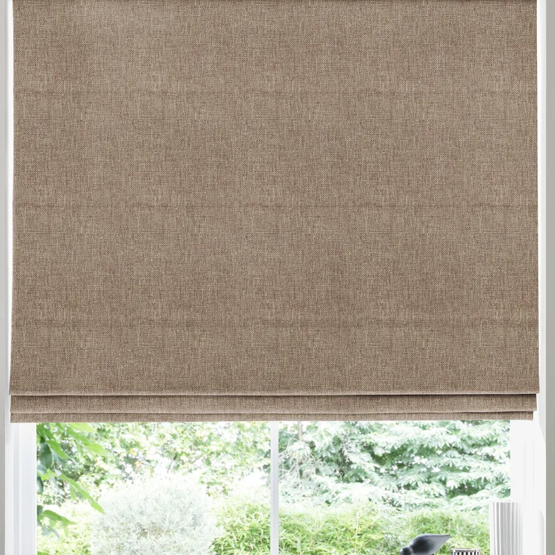 Positano Made To Measure Roman Blind Biscuit