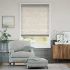 Alaina Speckled Silver Roman Blind