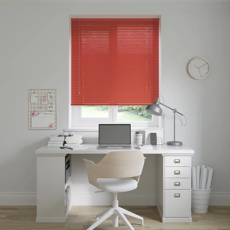 Fiery Orange Sunset Venetian Blinds 25mm