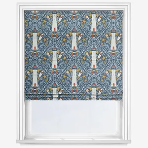 Pendeen Indigo Roman Blind