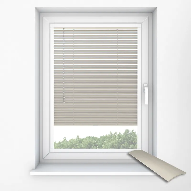 0750 White Frost Perfect Fit Venetian Blinds