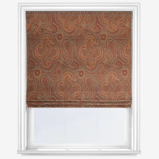 Moon Mac Burnt Orange Roman Blind