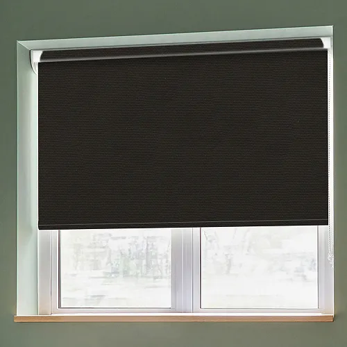 Urban Fr Black (Moisture Resistant) Grip Fit Roller Blinds