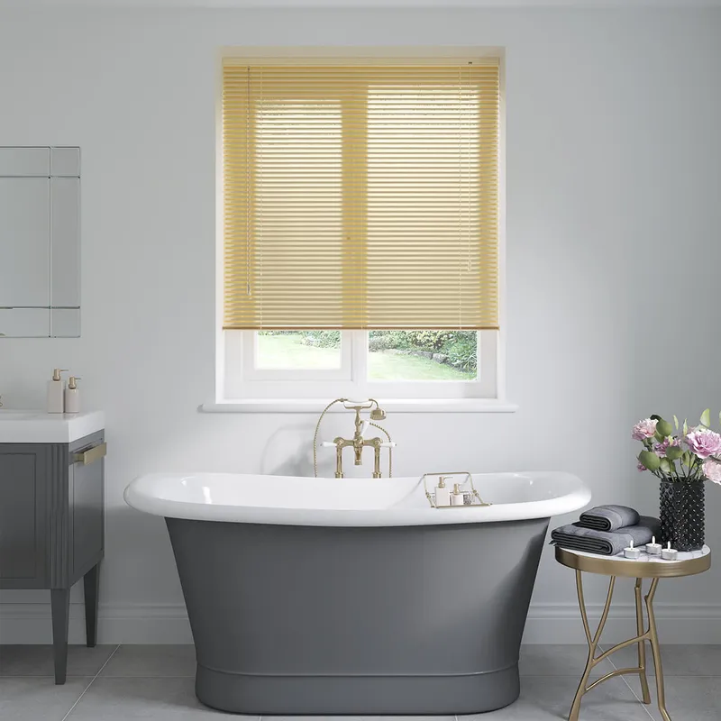 Caramel Gold Shimmer Venetian Blinds 25mm