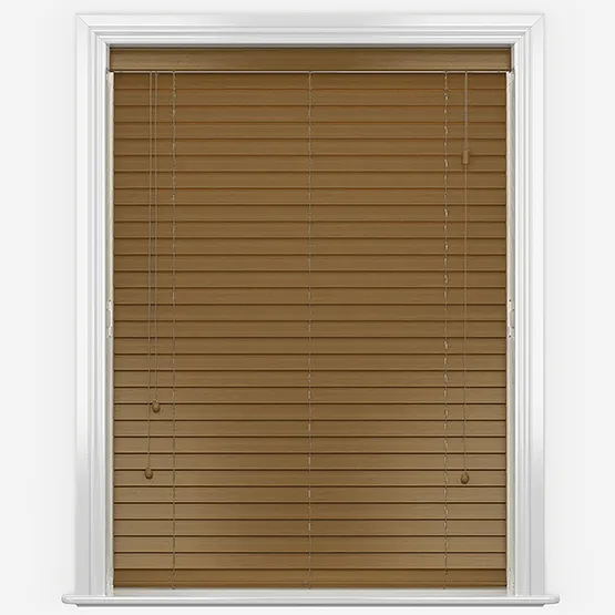 Lusso True Oak Wooden Venetian Blind